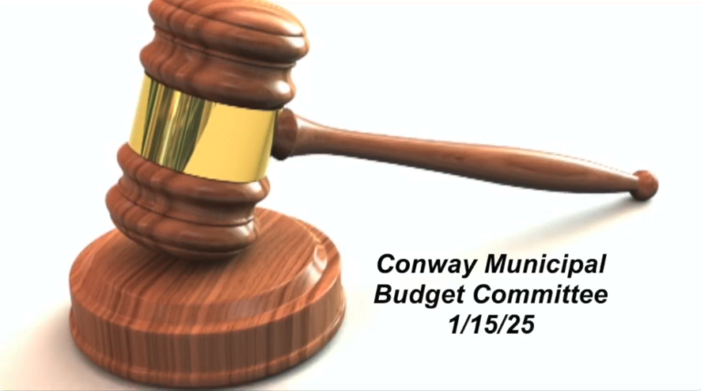 Conway Municipal Budget Committee (1/15/25)